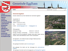 Tablet Screenshot of egglham.de
